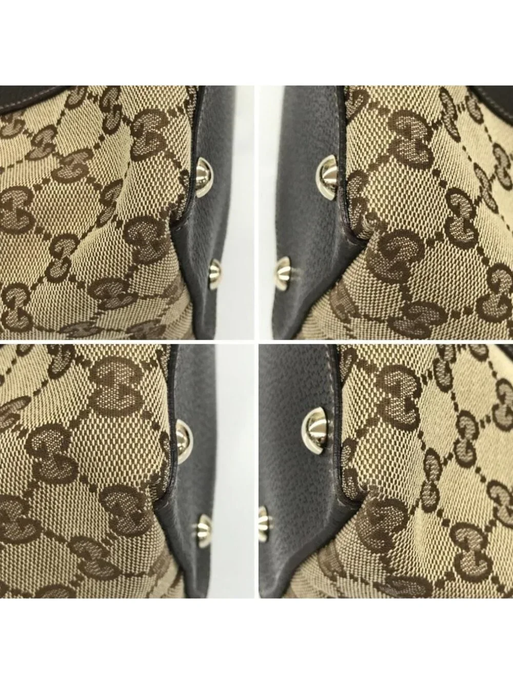 Gucci Tote Bag GG Brown Beige